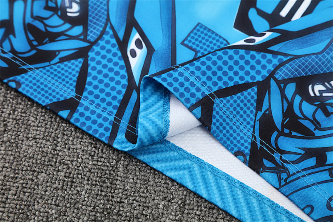 Survêtement ensemble jogging Naples Napoli 2025/26 - Bleu Ciel Camo