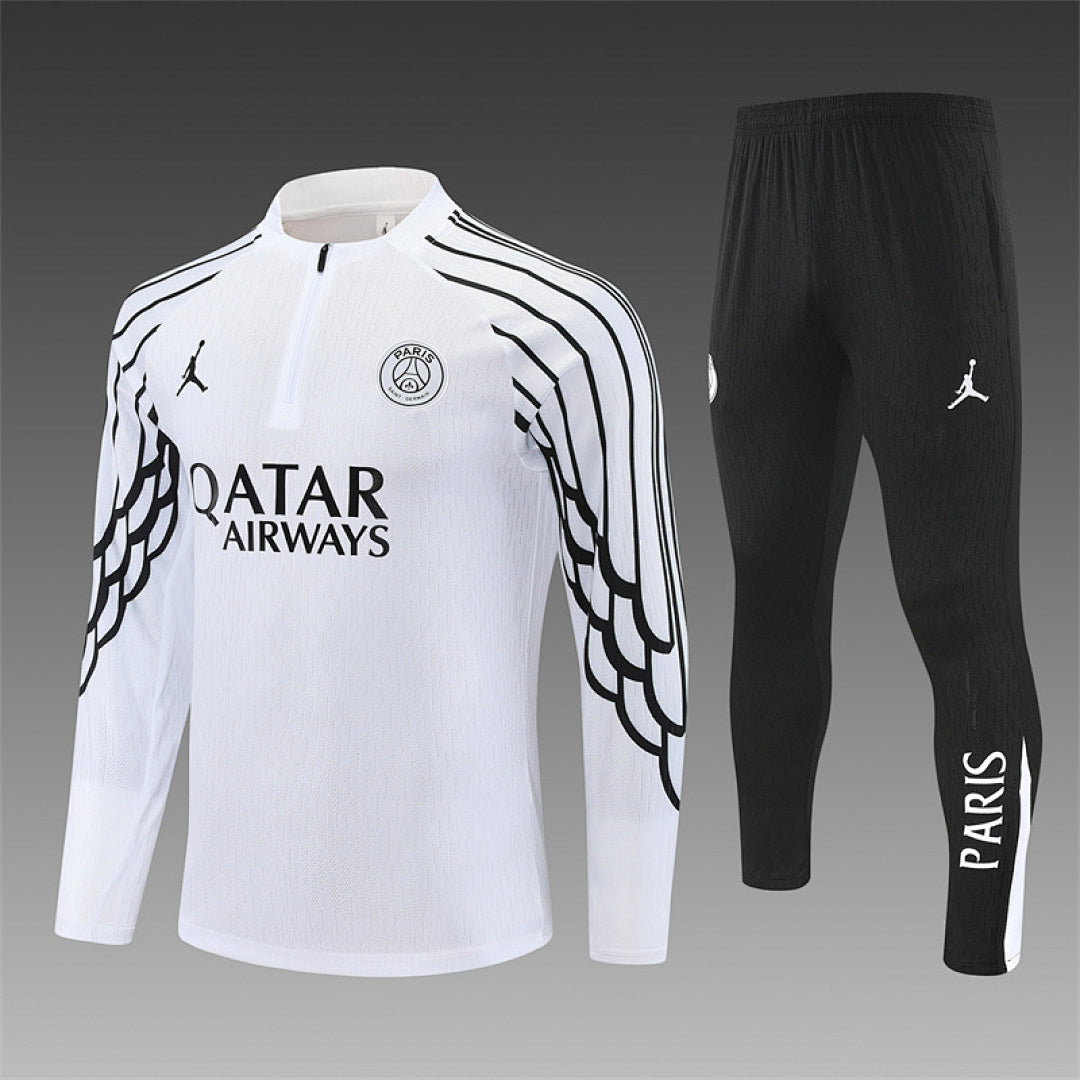 Survêtement Ensemble Jogging Paris Blanc 2025/26 - Adulte