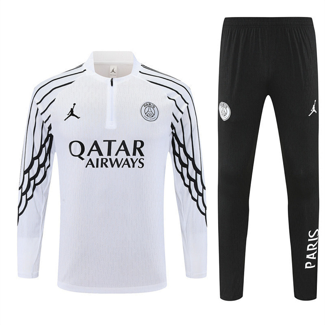 Survêtement Ensemble Jogging Paris Blanc 2025/26 - Adulte