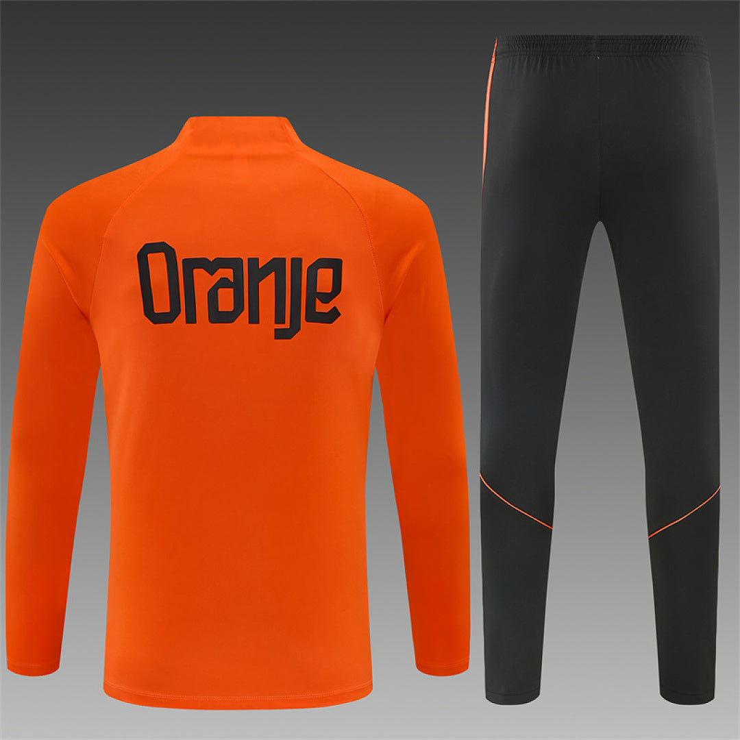 Survêtement ensemble jogging Pays-Bas Orange 2026/27 - Adulte