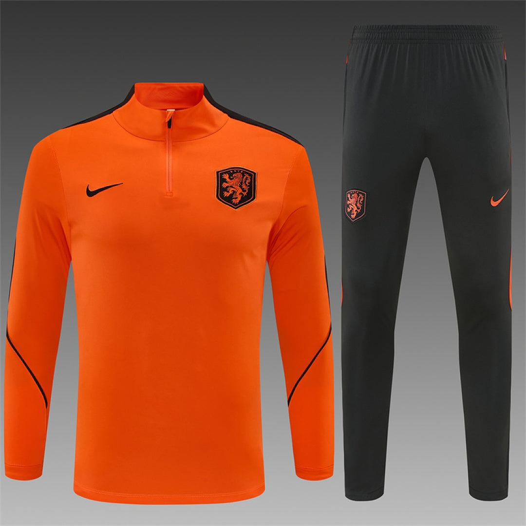 Survêtement ensemble jogging Pays-Bas Orange 2026/27 - Adulte