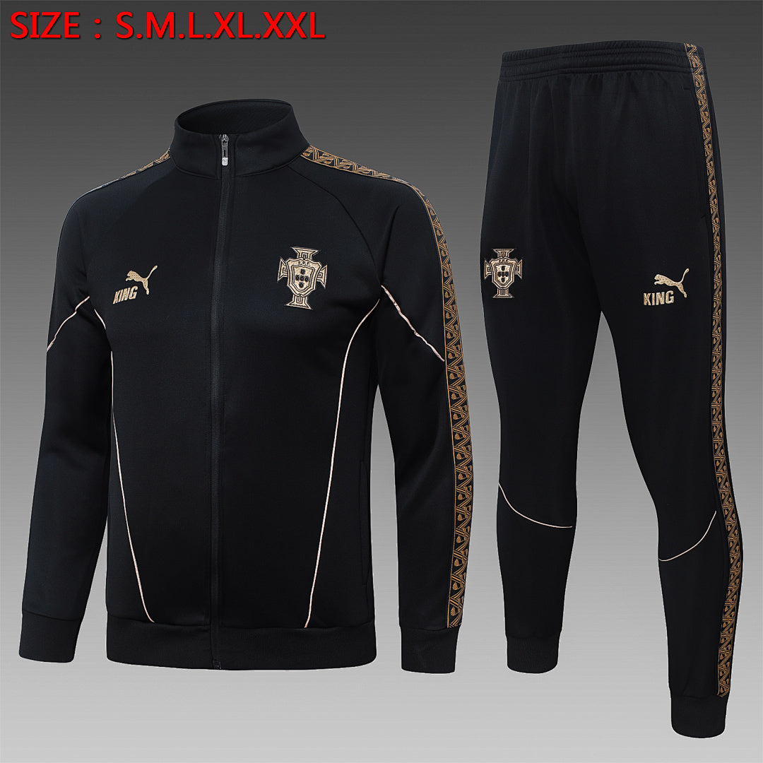 Survêtement Ensemble Jogging Portugal Noir 2026/27