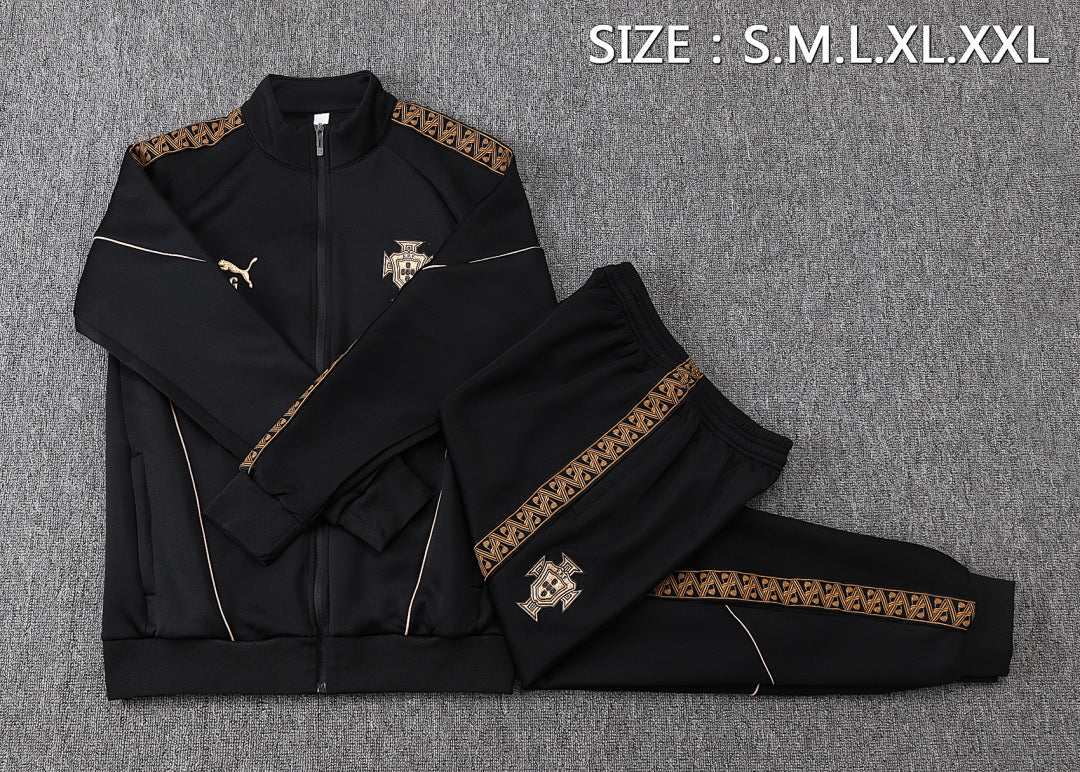 Survêtement Ensemble Jogging Portugal Noir 2026/27