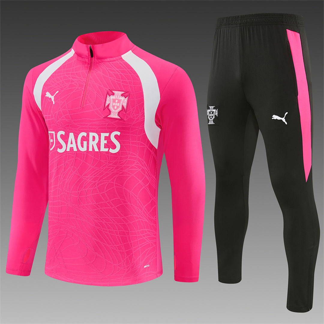 Survêtement Ensemble Jogging Portugal Rose 2026/27 - Adult/ Enfant