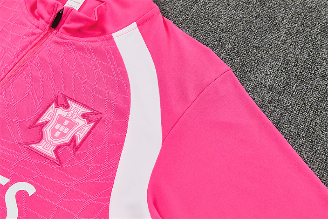 Survêtement Ensemble Jogging Portugal Rose 2026/27 - Adult/ Enfant