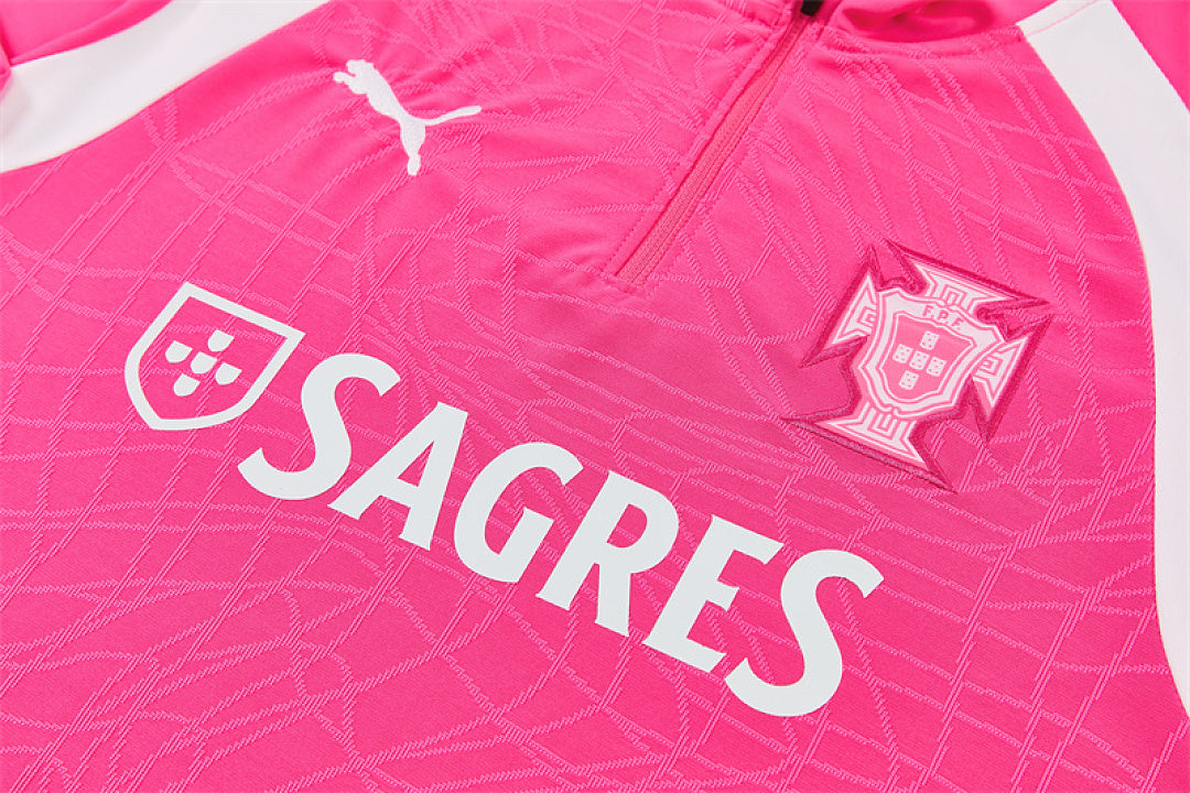 Survêtement Ensemble Jogging Portugal Rose 2026/27 - Adult/ Enfant