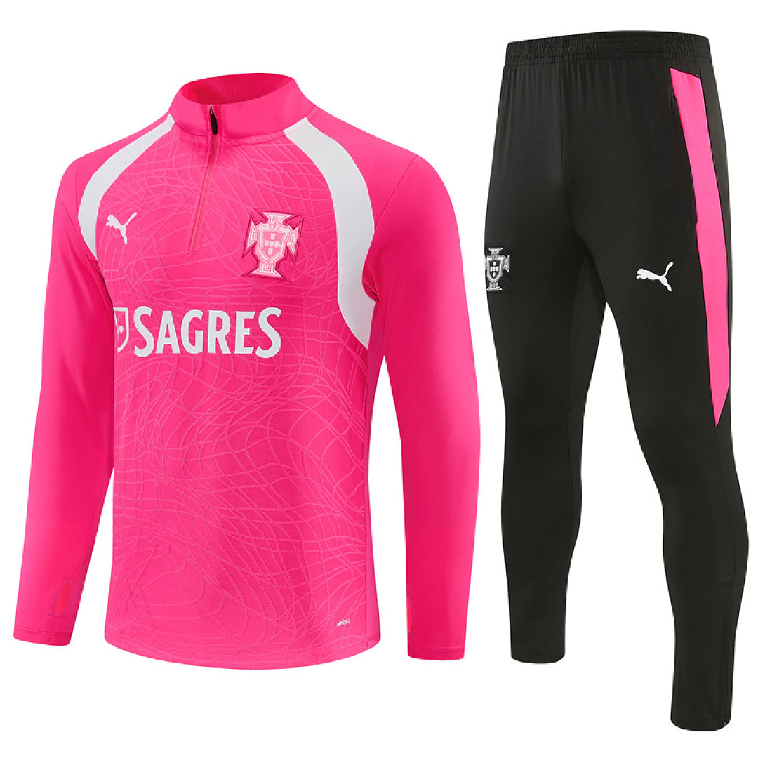 Survêtement Ensemble Jogging Portugal Rose 2026/27 - Adult/ Enfant