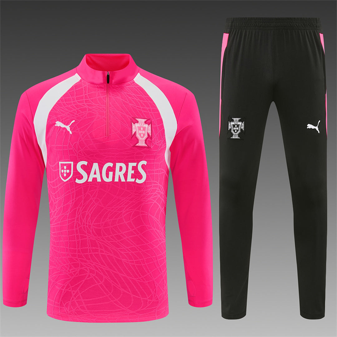 Survêtement Ensemble Jogging Portugal Rose 2026/27 - Adult/ Enfant