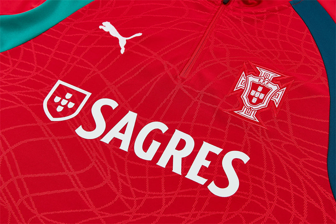 Survêtement Ensemble Jogging Portugal Rouge 2026/27 - Adult