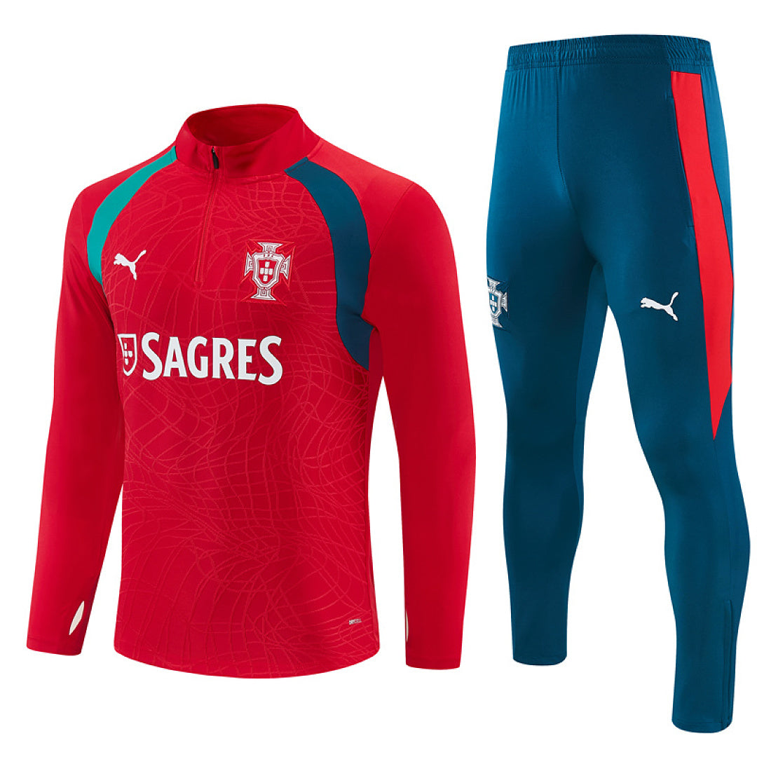 Survêtement Ensemble Jogging Portugal Rouge 2026/27 - Adult