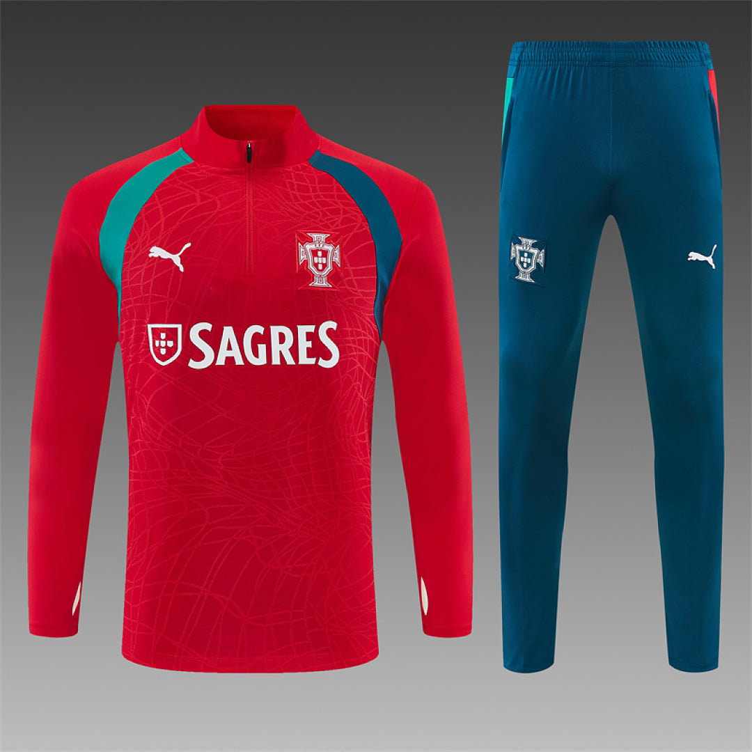 Survêtement Ensemble Jogging Portugal Rouge 2026/27 - Adult