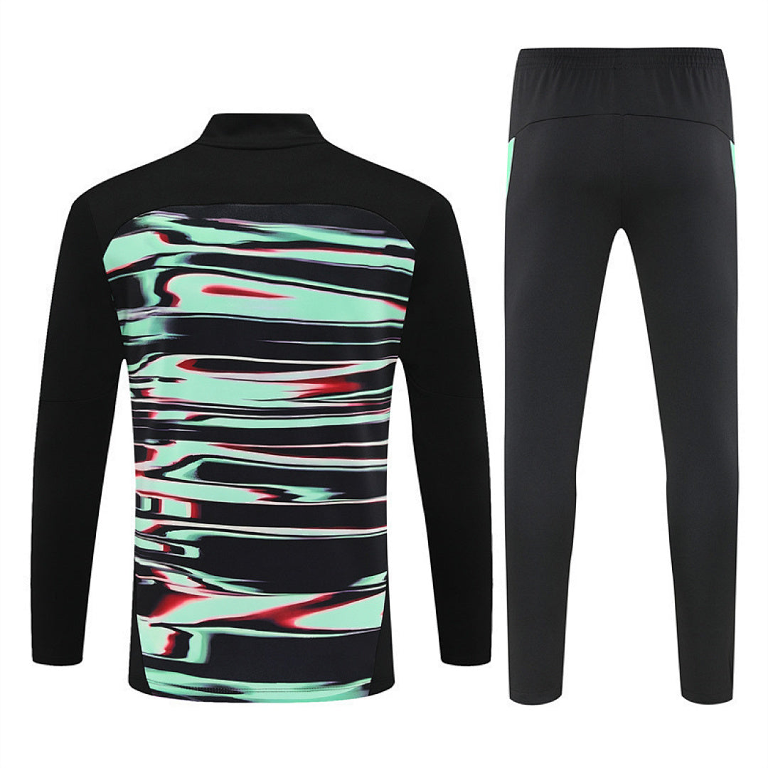 Survêtement Ensemble Jogging Portugal Vert Noir 2025/26 - Adulte