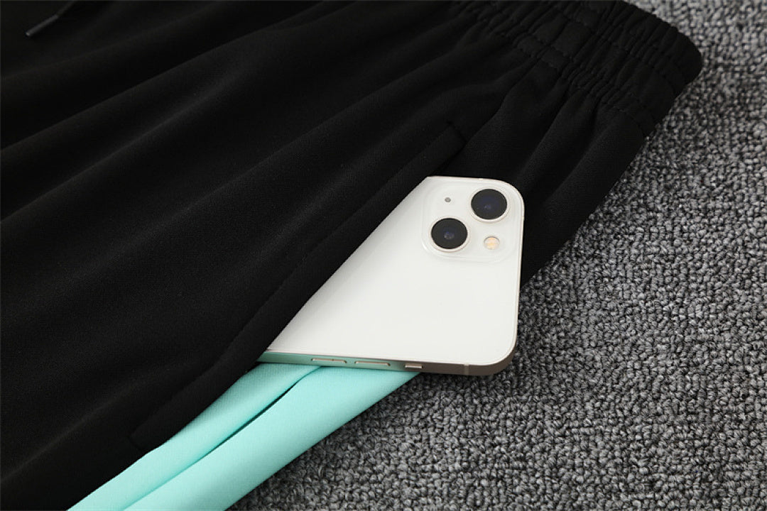 Survêtement Ensemble Jogging Portugal Vert Noir 2025/26 - Adulte