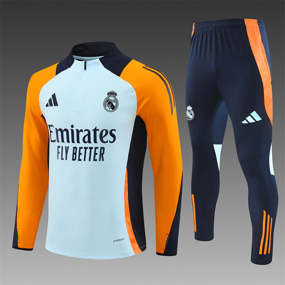 Survêtement ensemble jogging Real Madrid 2024/25 - Bleu Clair - Adulte