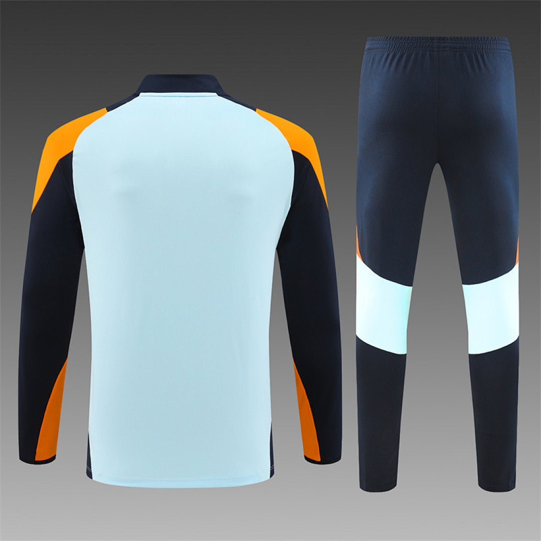 Survêtement ensemble jogging Real Madrid 2024/25 - Bleu Clair - Adulte