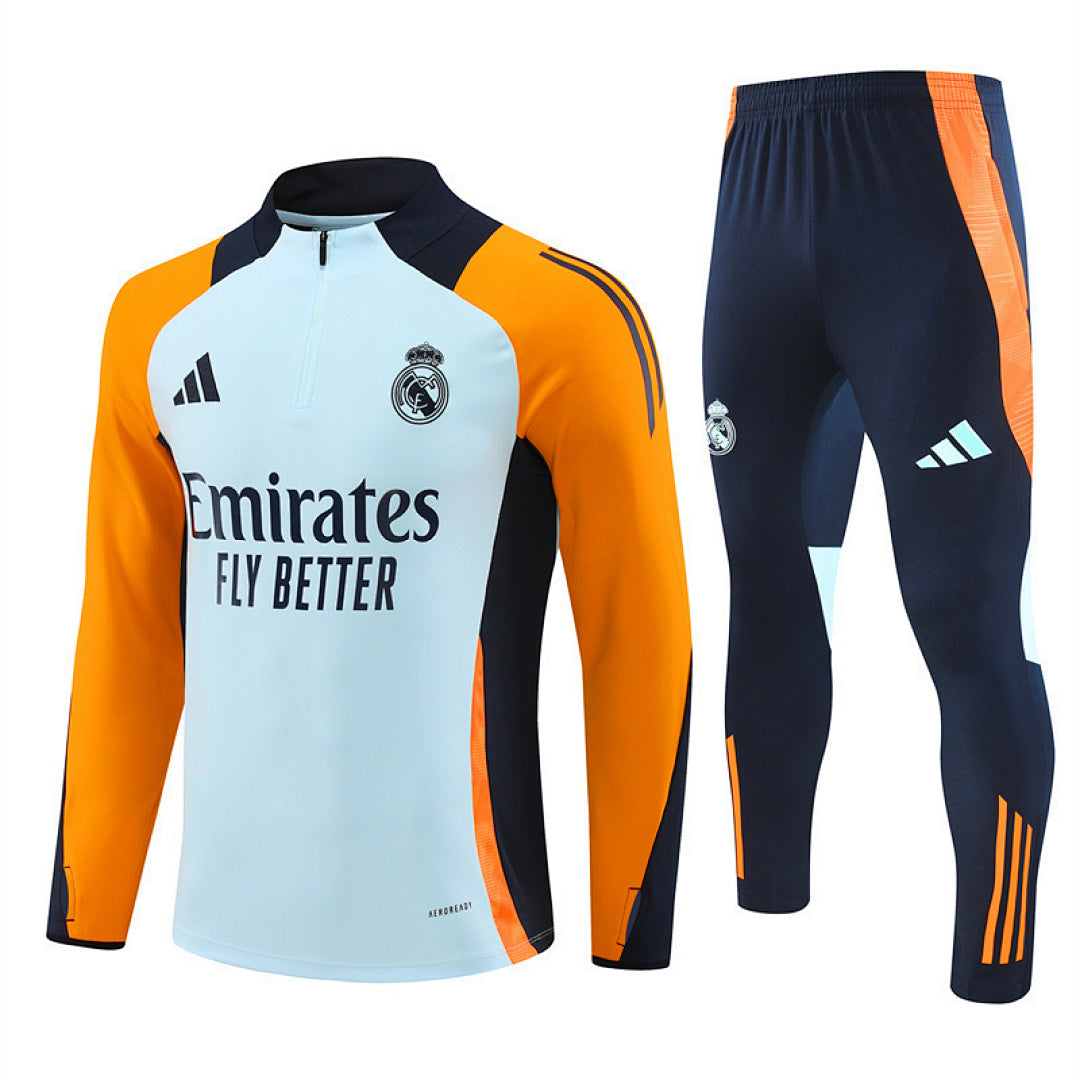 Survêtement ensemble jogging Real Madrid 2024/25 - Bleu Clair - Adulte