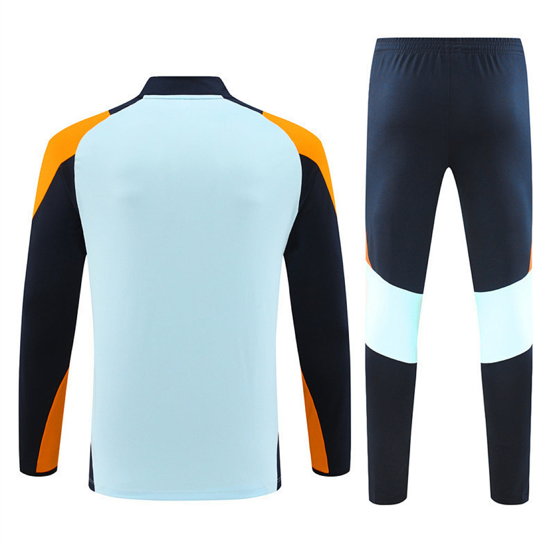 Survêtement ensemble jogging Real Madrid 2024/25 - Bleu Clair - Adulte