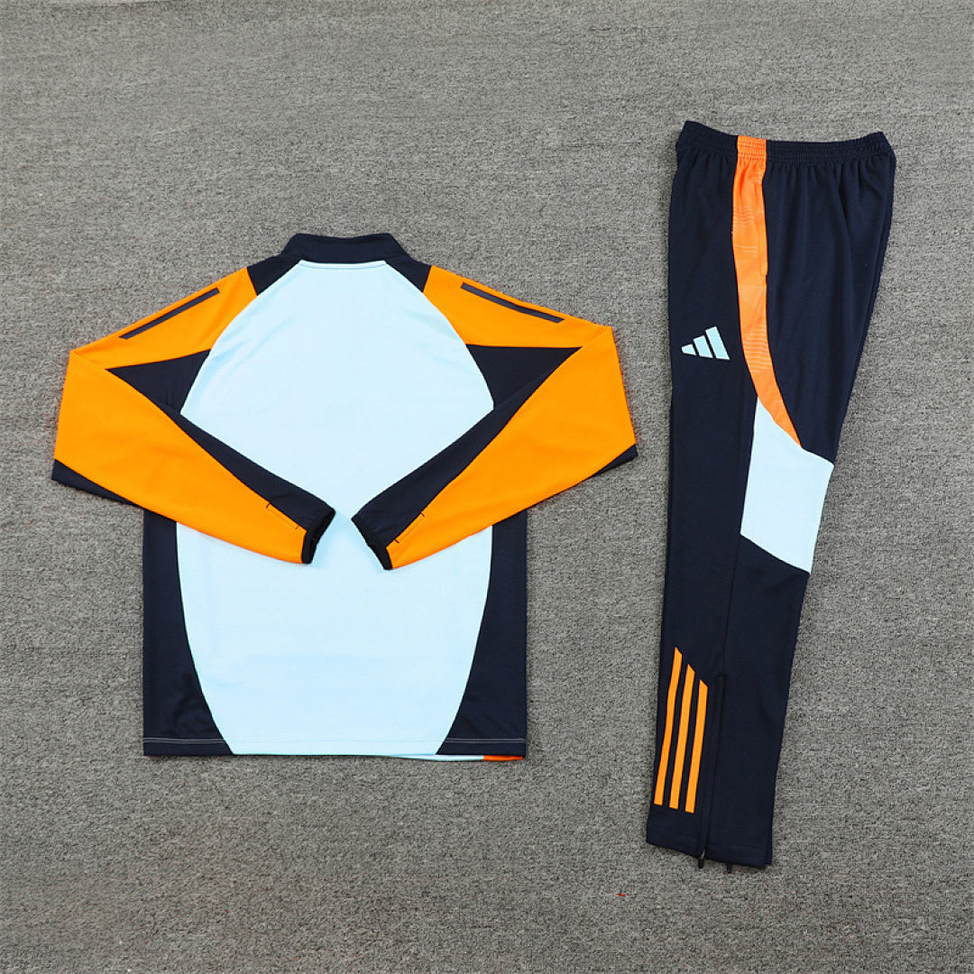 Survêtement ensemble jogging Real Madrid 2024/25 - Bleu Clair - Adulte