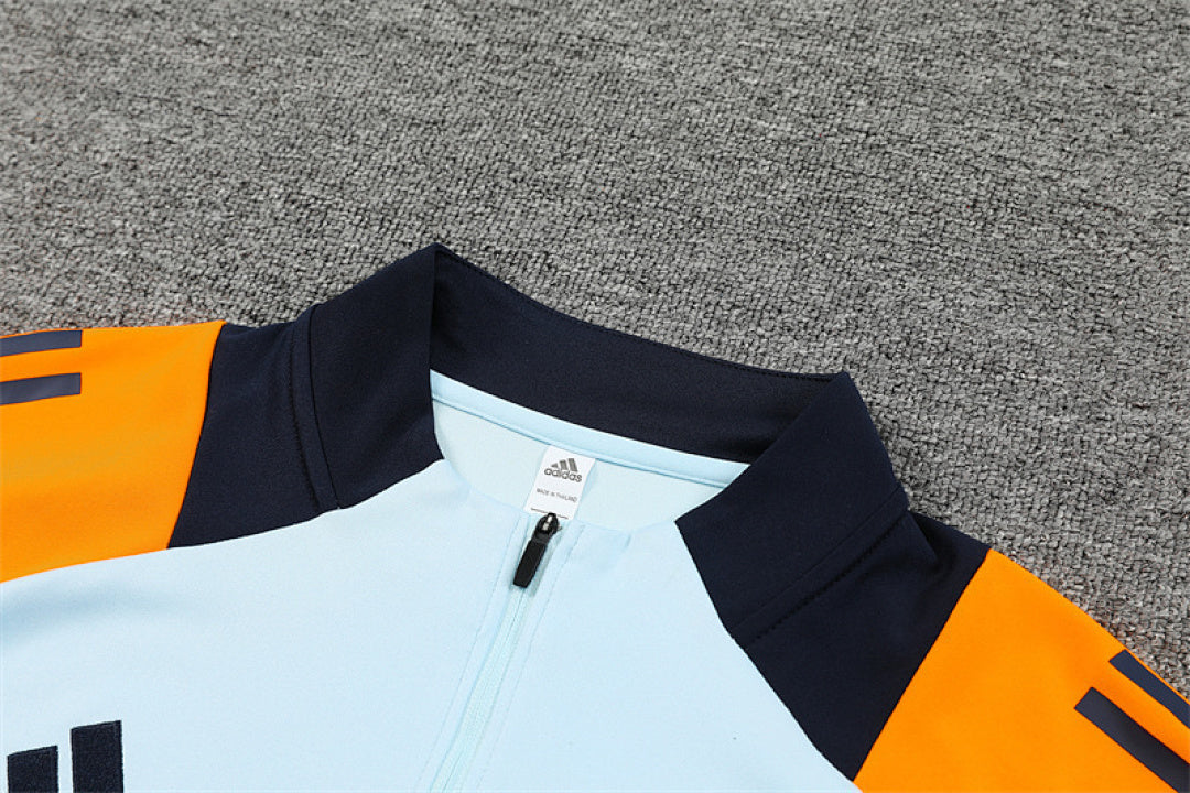 Survêtement ensemble jogging Real Madrid 2024/25 - Bleu Clair - Adulte