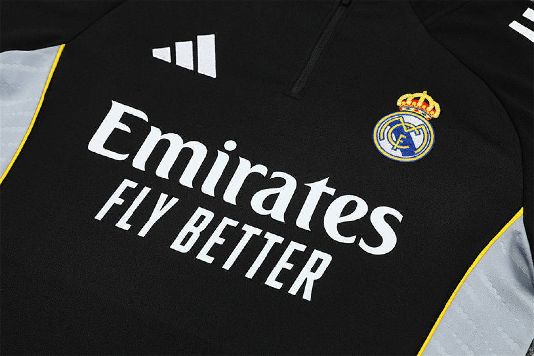 Survêtement Ensemble Jogging Real Madrid 2025/26 Noir - Adulte
