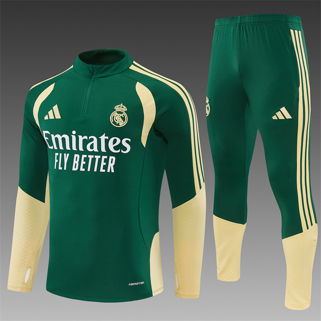 Survêtement Ensemble Jogging Real Madrid 2026/27 Vert - Adult/ Enfant