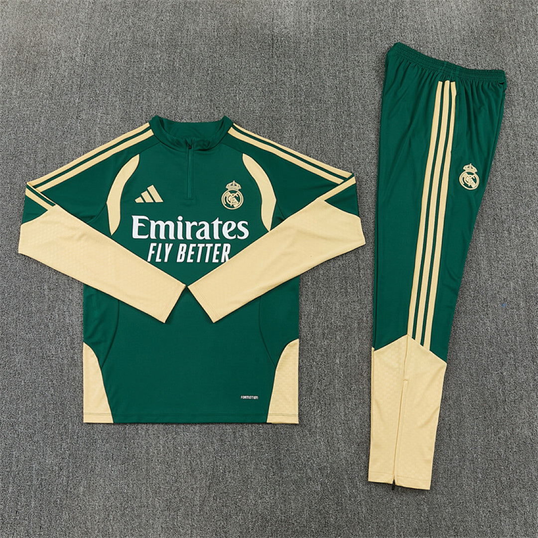 Survêtement Ensemble Jogging Real Madrid 2026/27 Vert - Adult/ Enfant