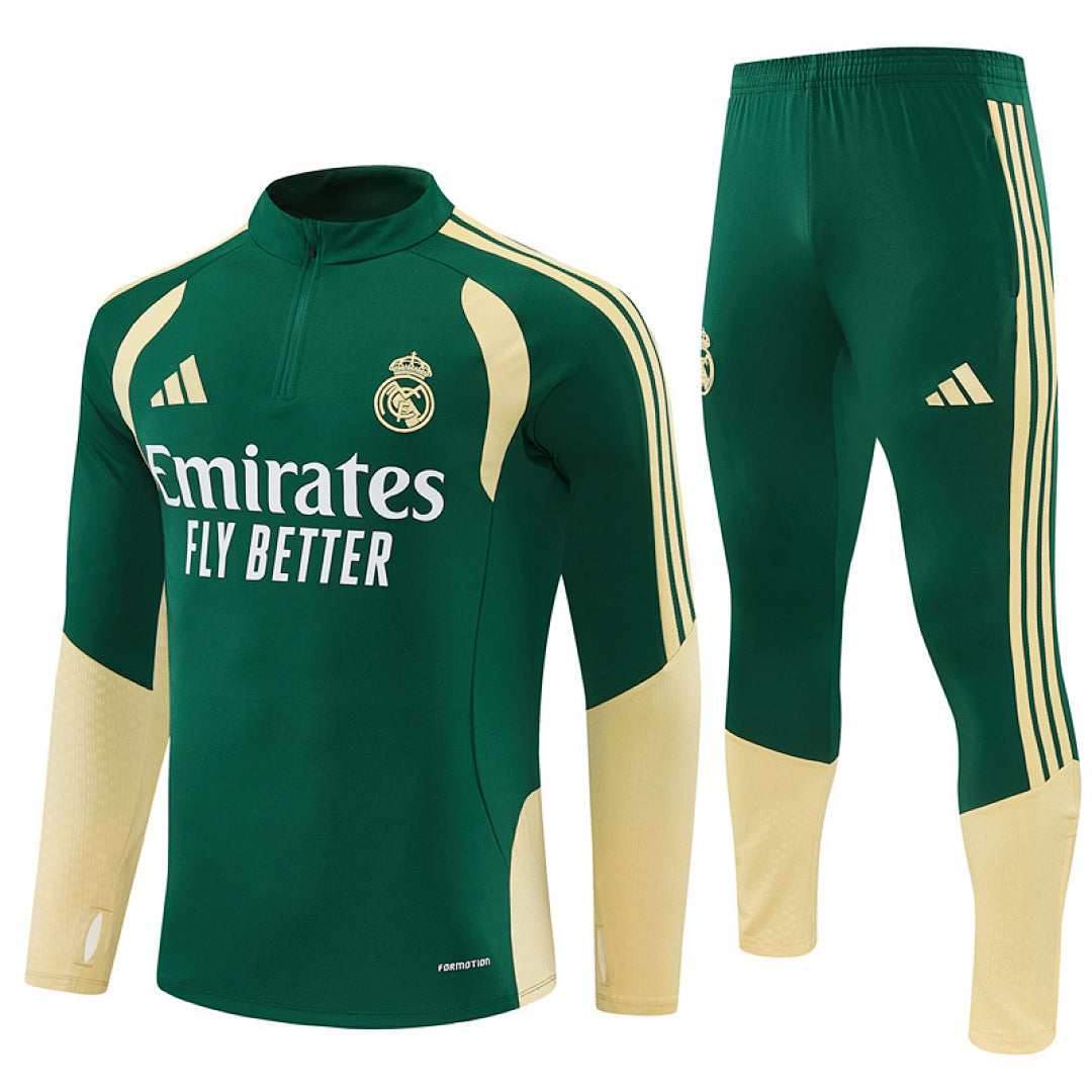 Survêtement Ensemble Jogging Real Madrid 2026/27 Vert - Adult/ Enfant