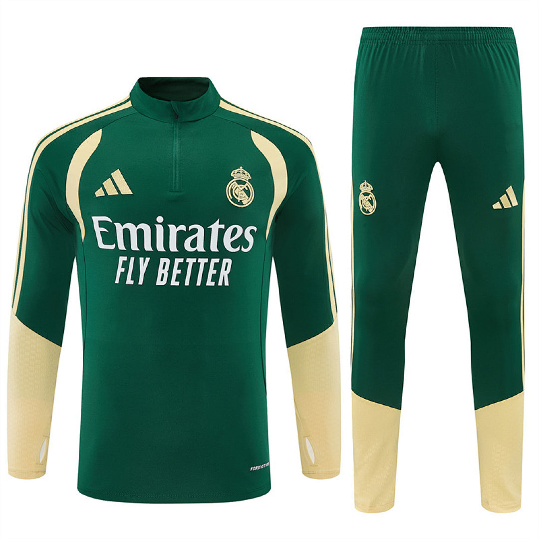 Survêtement Ensemble Jogging Real Madrid 2026/27 Vert - Adult/ Enfant