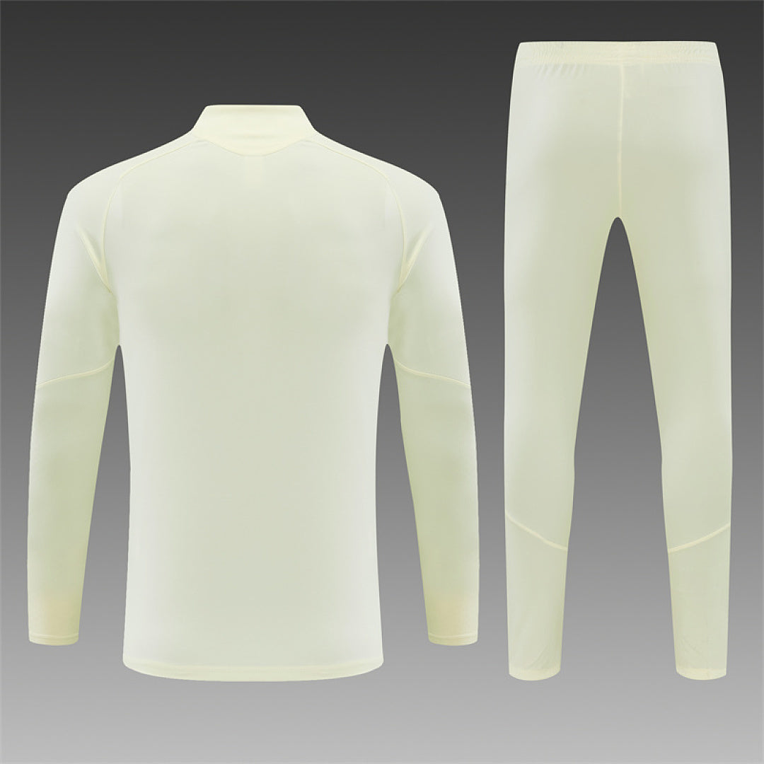 Survêtement ensemble jogging Real Madrid Beige 2026/27 - Adulte