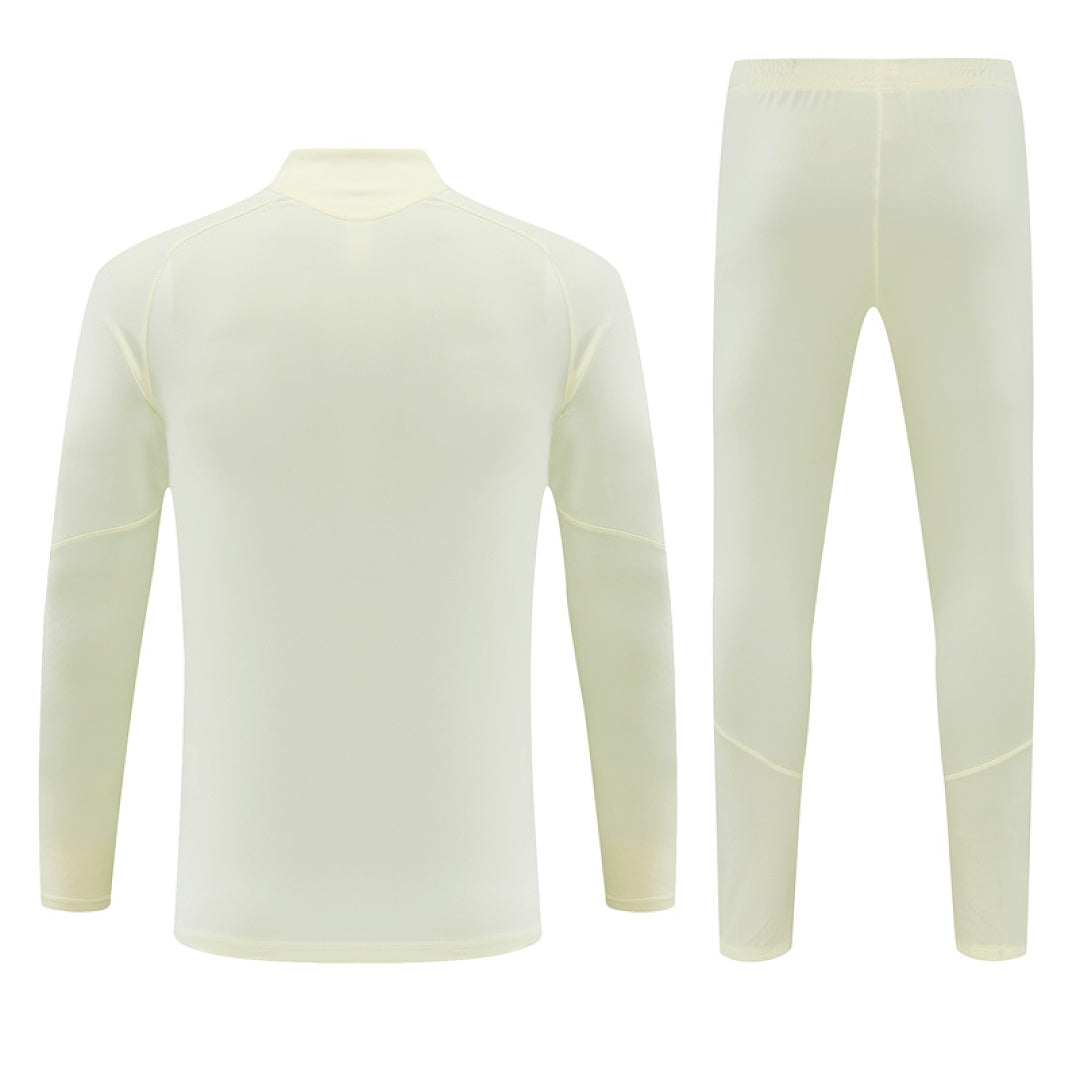 Survêtement ensemble jogging Real Madrid Beige 2026/27 - Adulte