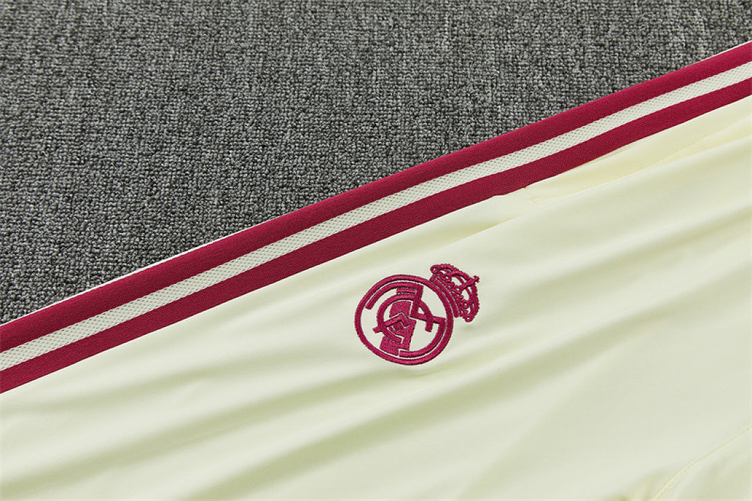 Survêtement ensemble jogging Real Madrid Beige 2026/27 - Adulte