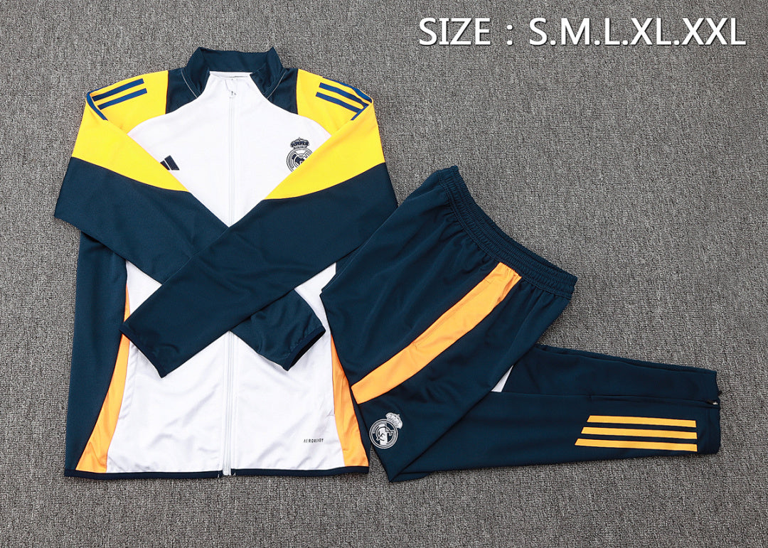 Survêtement Ensemble Jogging Real Madrid Blanc 2024/25