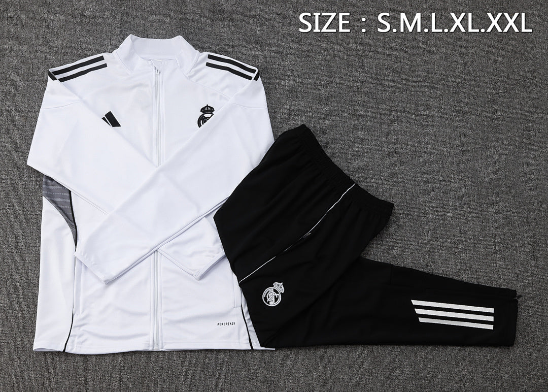 Survêtement Ensemble Jogging Real Madrid Blanc 2025/26