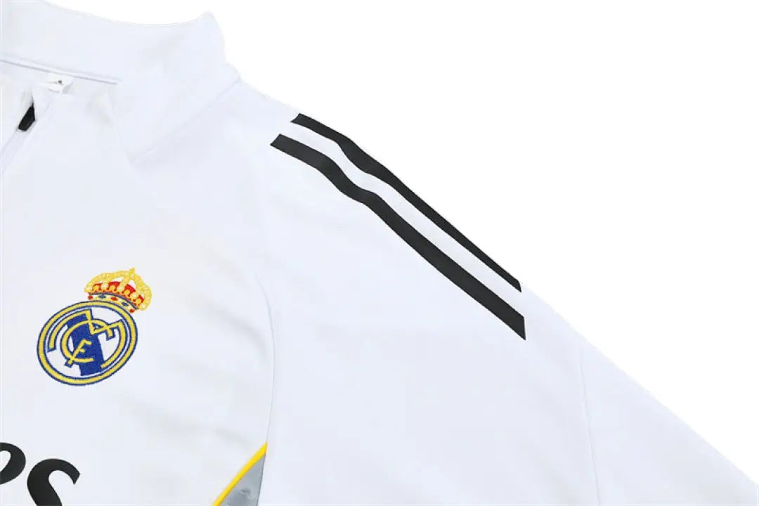 Survêtement Ensemble Jogging Real Madrid Blanc 2025/26 - Adulte