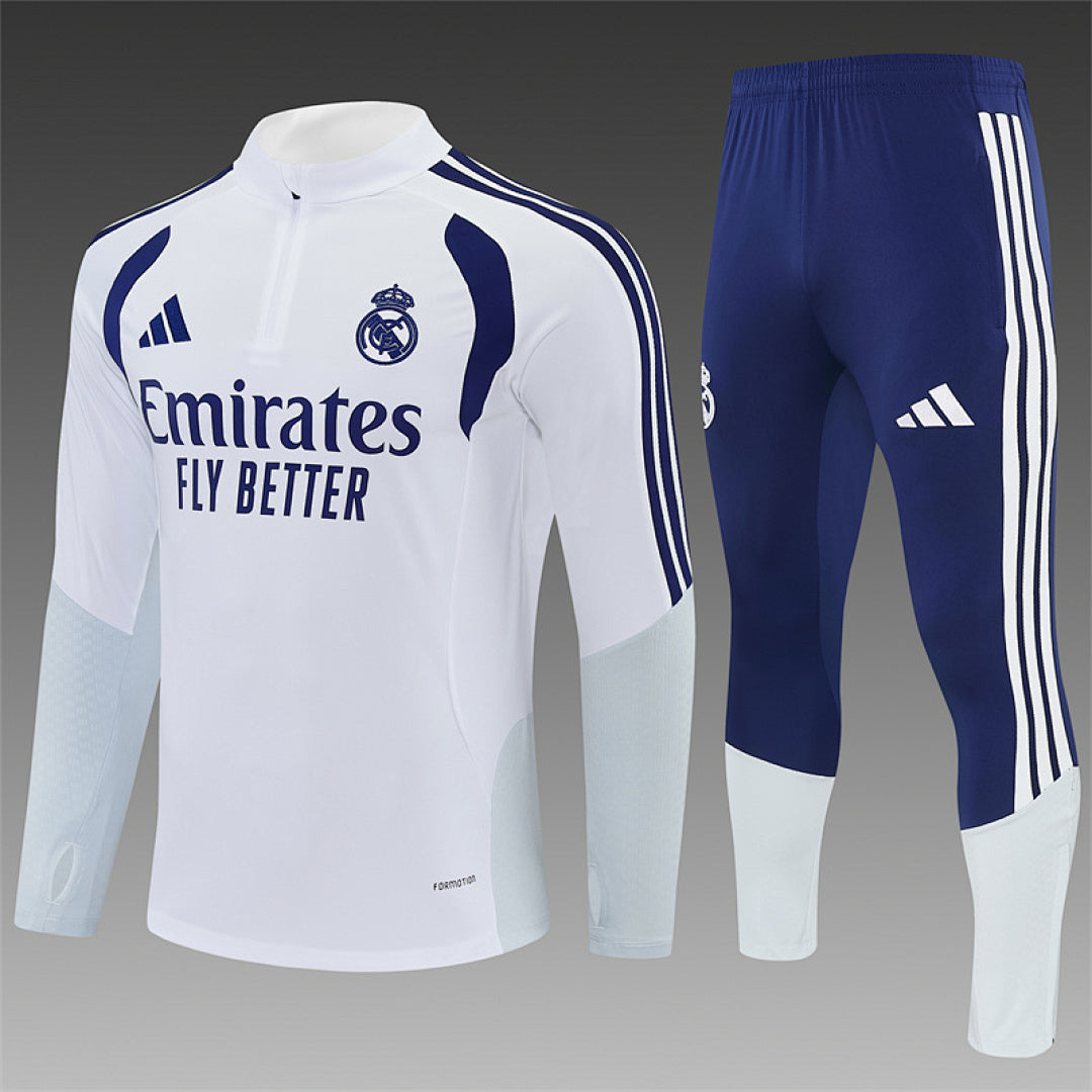 Survêtement ensemble jogging Real Madrid Blanc 2026/27 - Adult