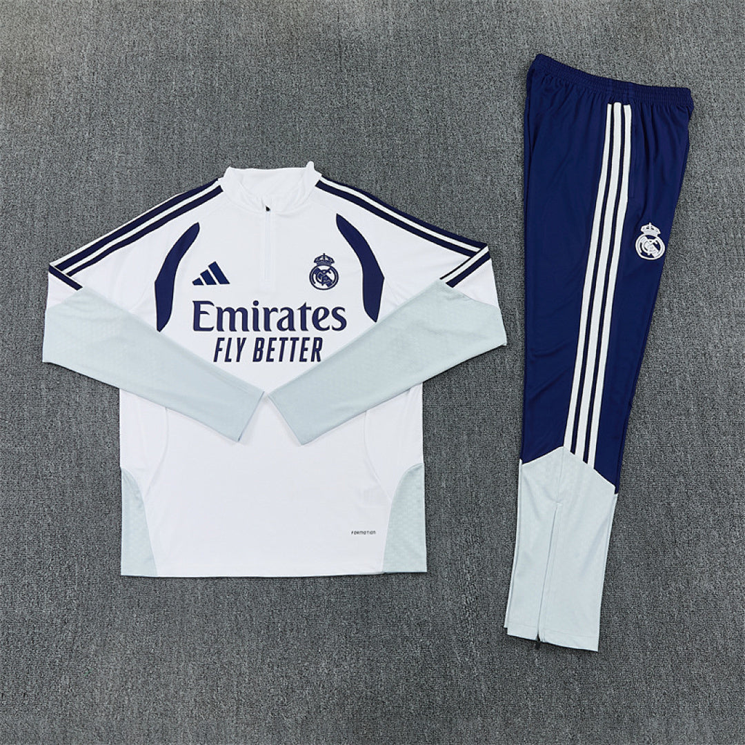 Survêtement ensemble jogging Real Madrid Blanc 2026/27 - Adult