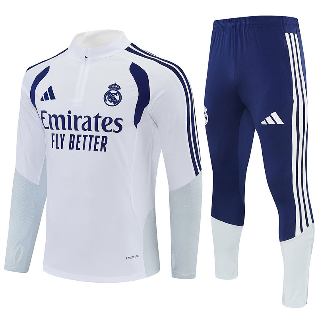 Survêtement ensemble jogging Real Madrid Blanc 2026/27 - Adult