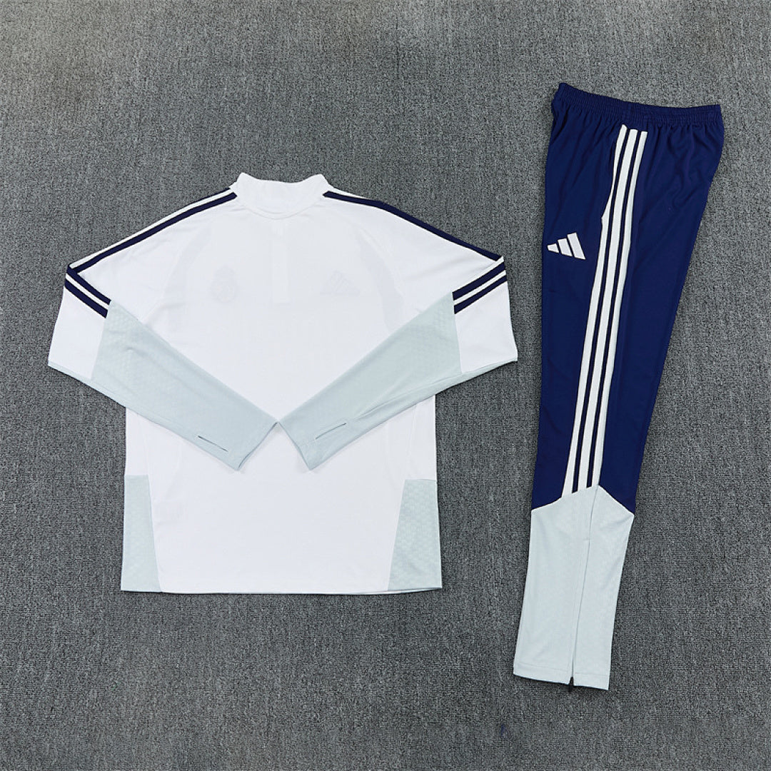 Survêtement ensemble jogging Real Madrid Blanc 2026/27 - Adult
