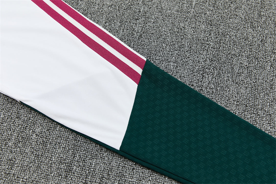 Survêtement Ensemble Jogging Real Madrid Blanc et Vert 2026/27 - Adult/ Enfant