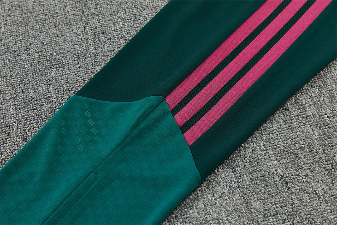 Survêtement Ensemble Jogging Real Madrid Blanc et Vert 2026/27 - Adult/ Enfant