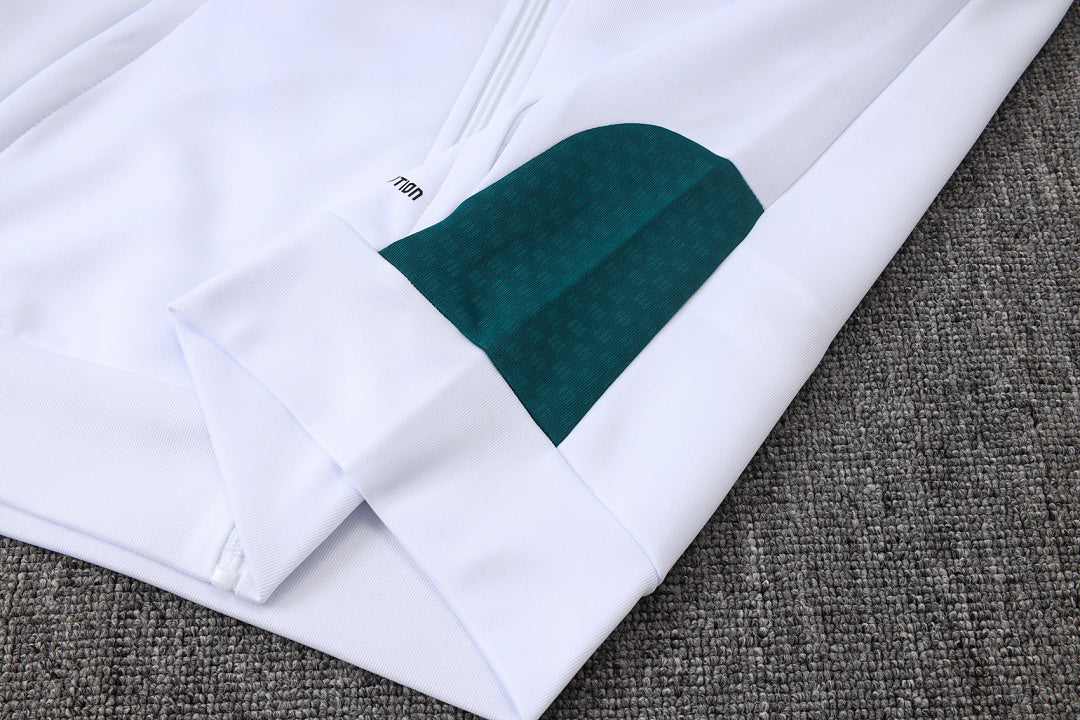 Survêtement Ensemble Jogging Real Madrid Blanc Rose