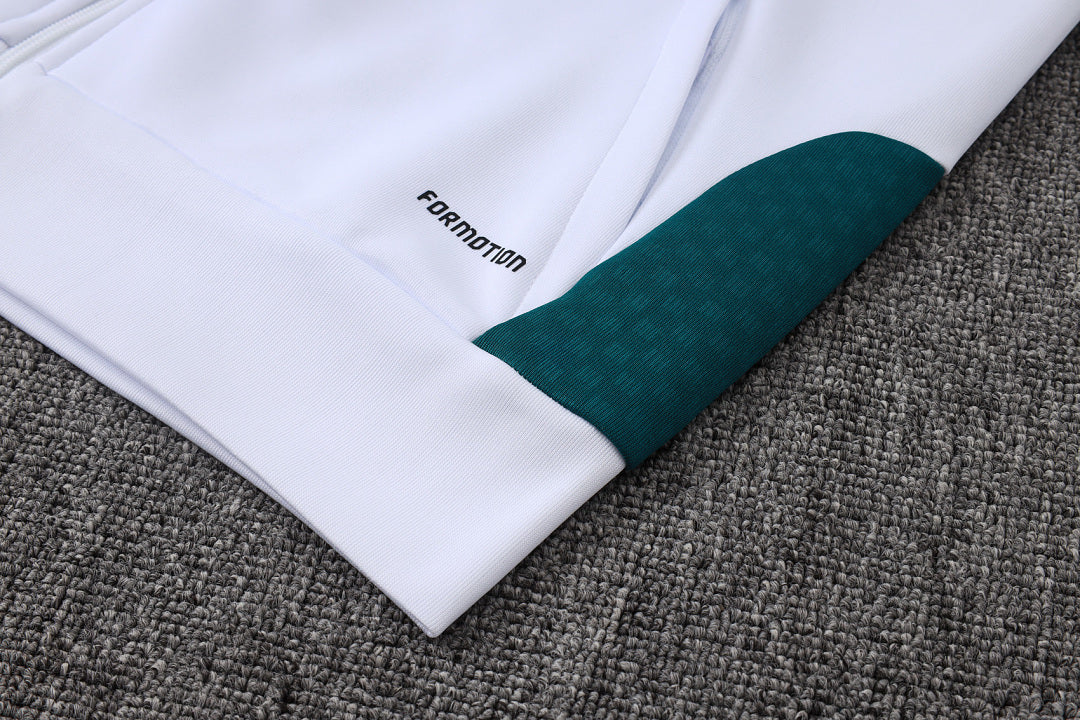 Survêtement Ensemble Jogging Real Madrid Blanc Rose