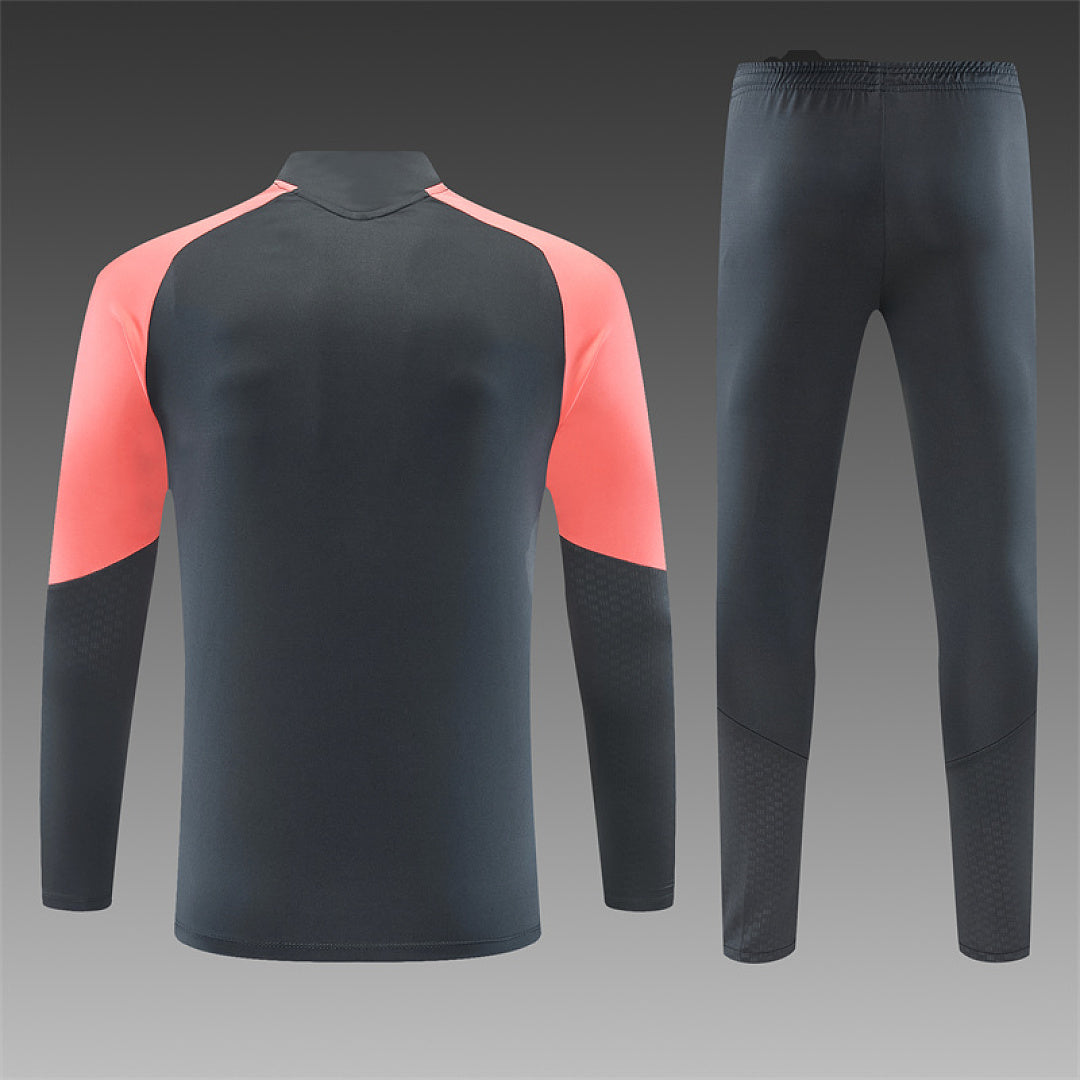 Survêtement ensemble jogging Real Madrid Gris Foncé - Adult