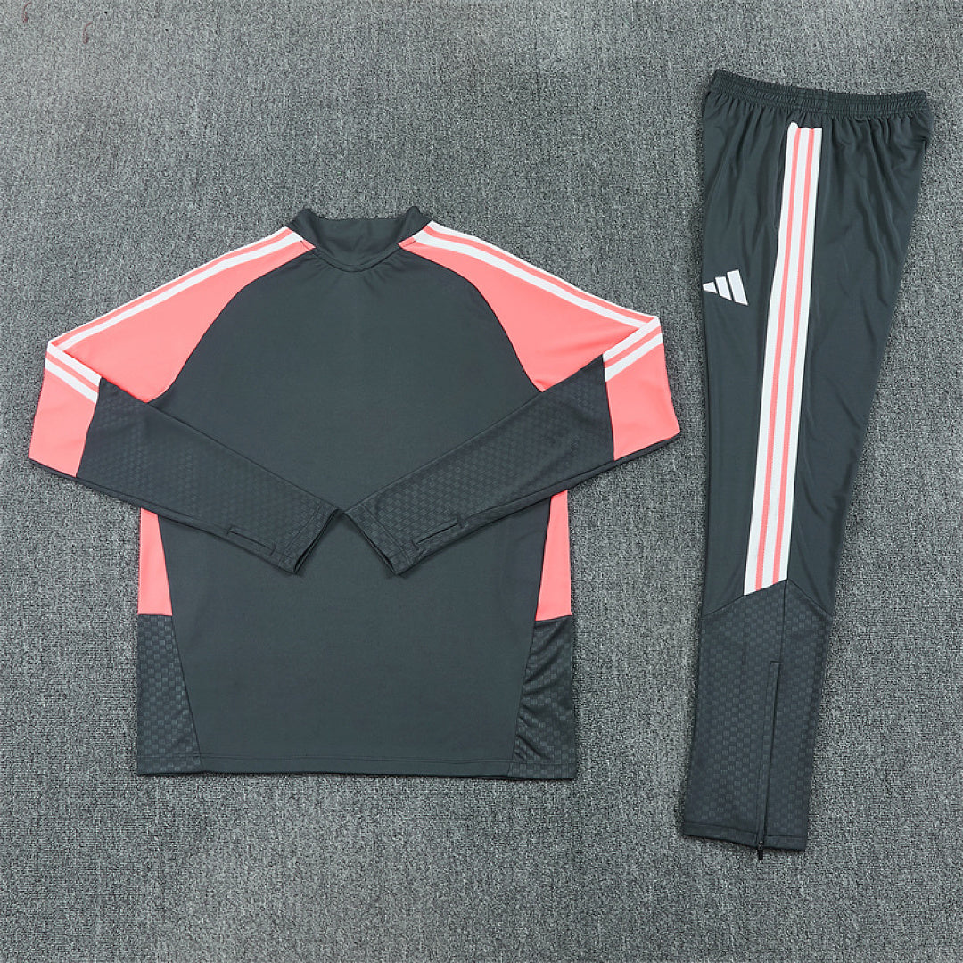 Survêtement ensemble jogging Real Madrid Gris Foncé - Adult