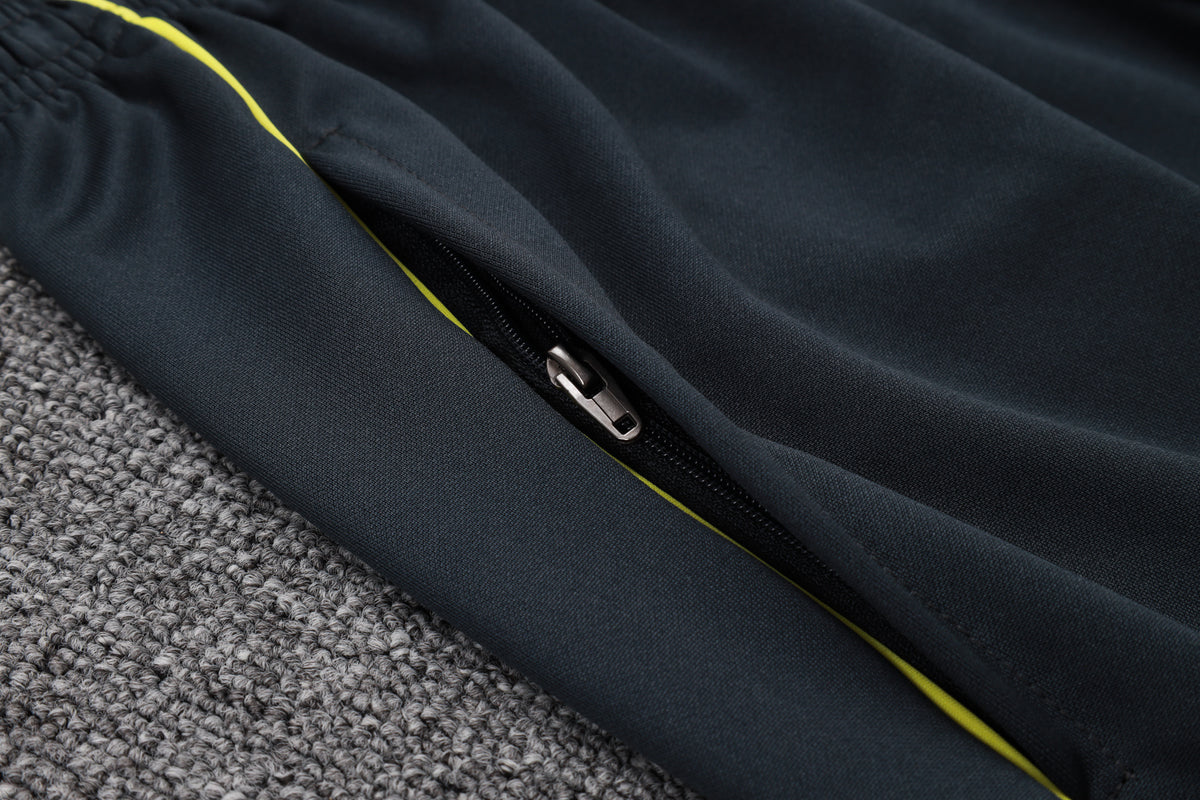 Survêtement ensemble jogging Real Madrid Gris Foncé Jaune 2025/26