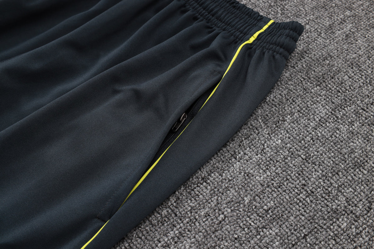 Survêtement ensemble jogging Real Madrid Gris Foncé Jaune 2025/26
