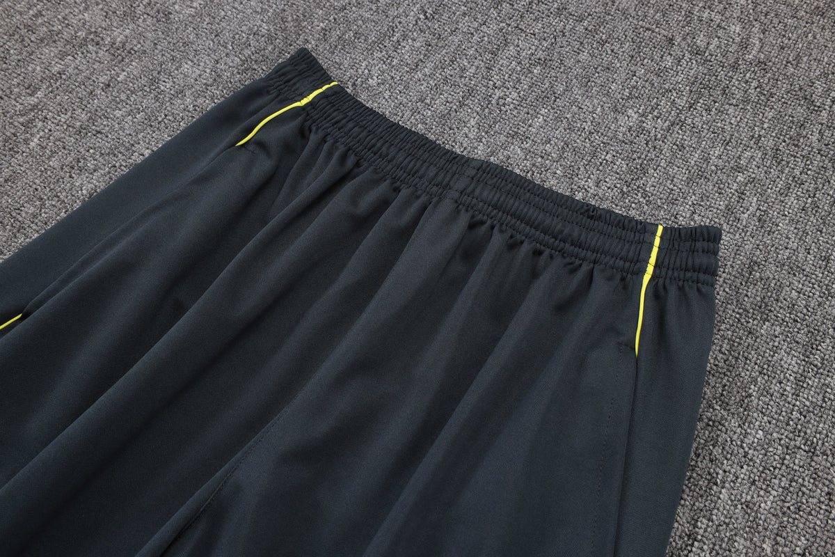 Survêtement ensemble jogging Real Madrid Gris Foncé Jaune 2025/26