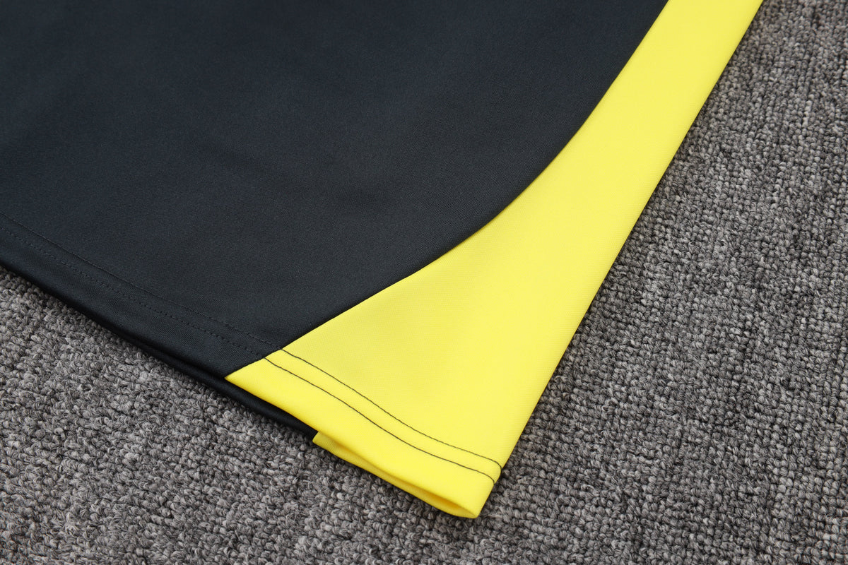 Survêtement ensemble jogging Real Madrid Gris Foncé Jaune 2025/26