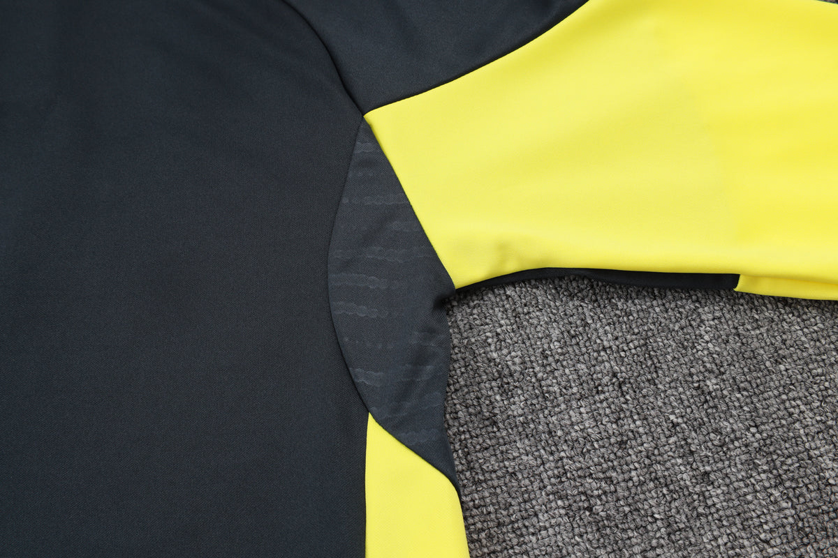 Survêtement ensemble jogging Real Madrid Gris Foncé Jaune 2025/26