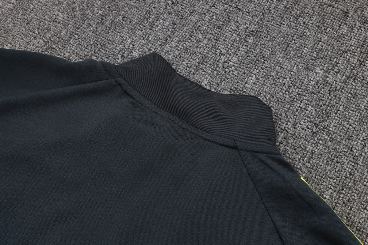 Survêtement ensemble jogging Real Madrid Gris Foncé Jaune 2025/26